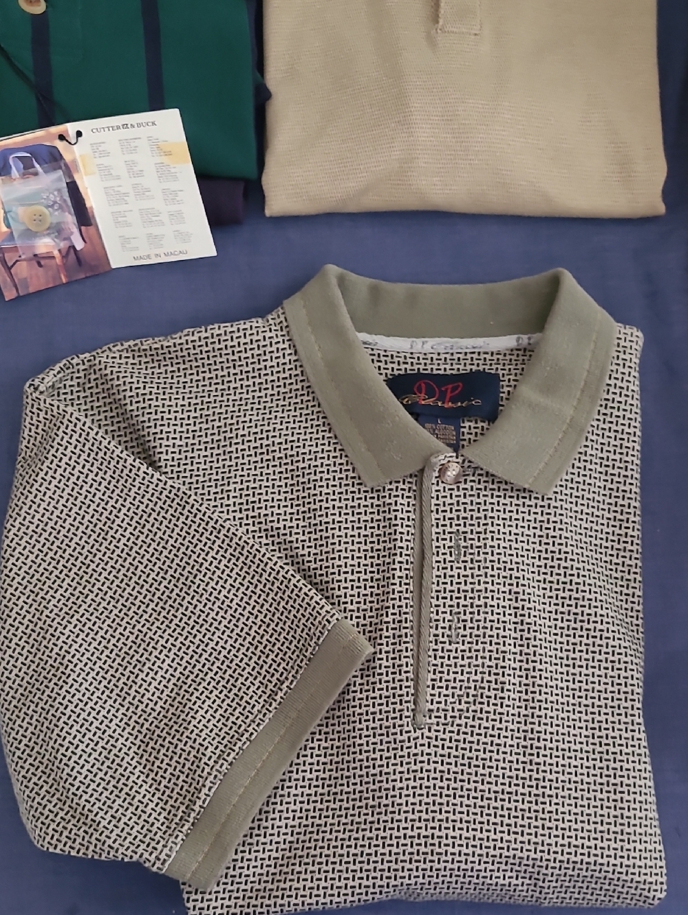 Men's Olive & Black Polo
